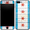 Chicago Flag Light Wood iPhone 8 Plus Skin